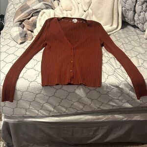 a new day Women's Brick Cardigan Sweater